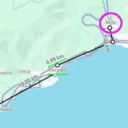 Appartamento Voltri Genova Arenzano 2 K M Dal Mare Esterno foto